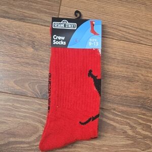 Sesame street Crew Socks Size 9-13